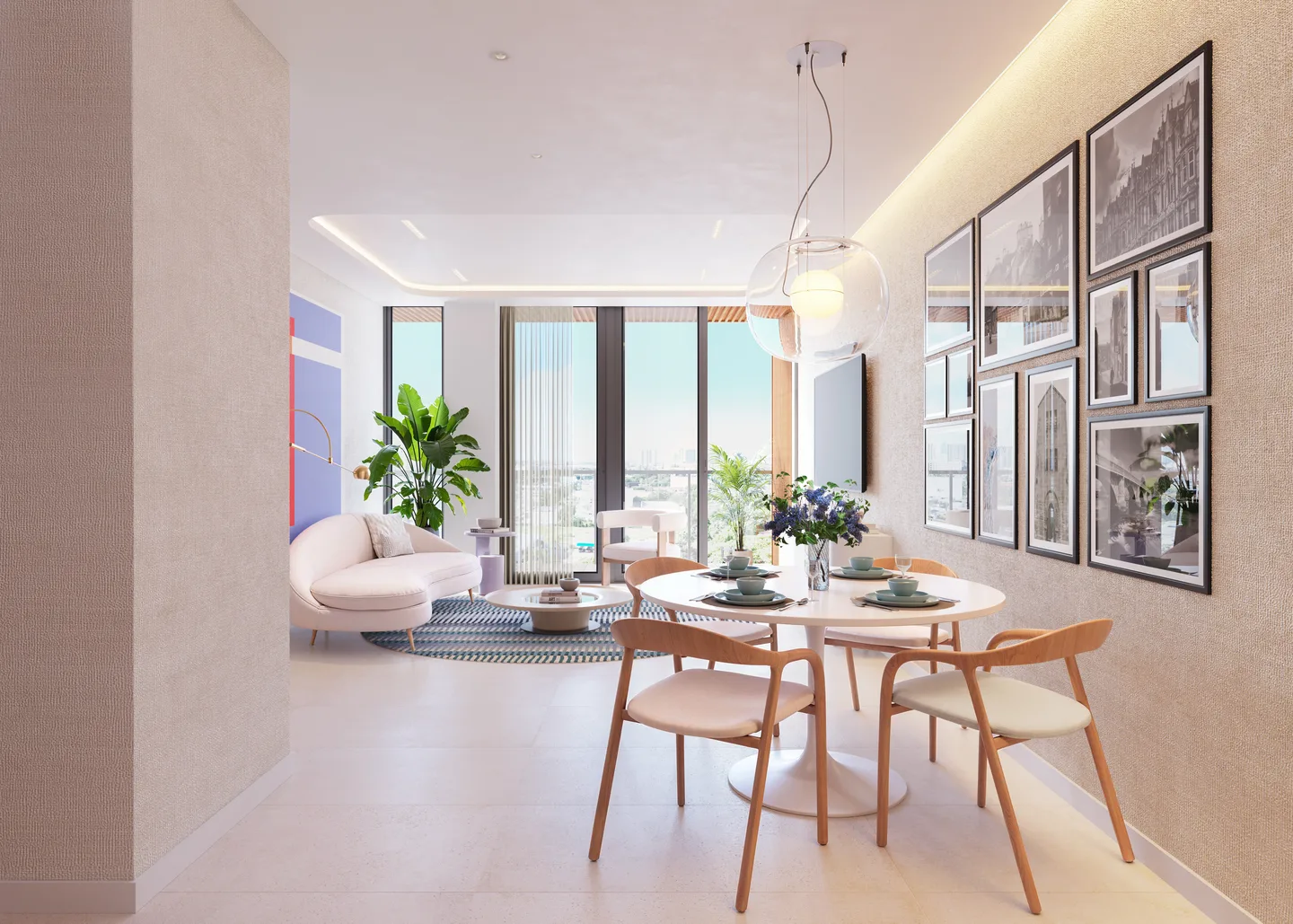 Eden Residences dining room