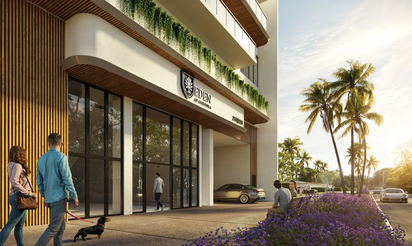 Eden Residences arrival entrance