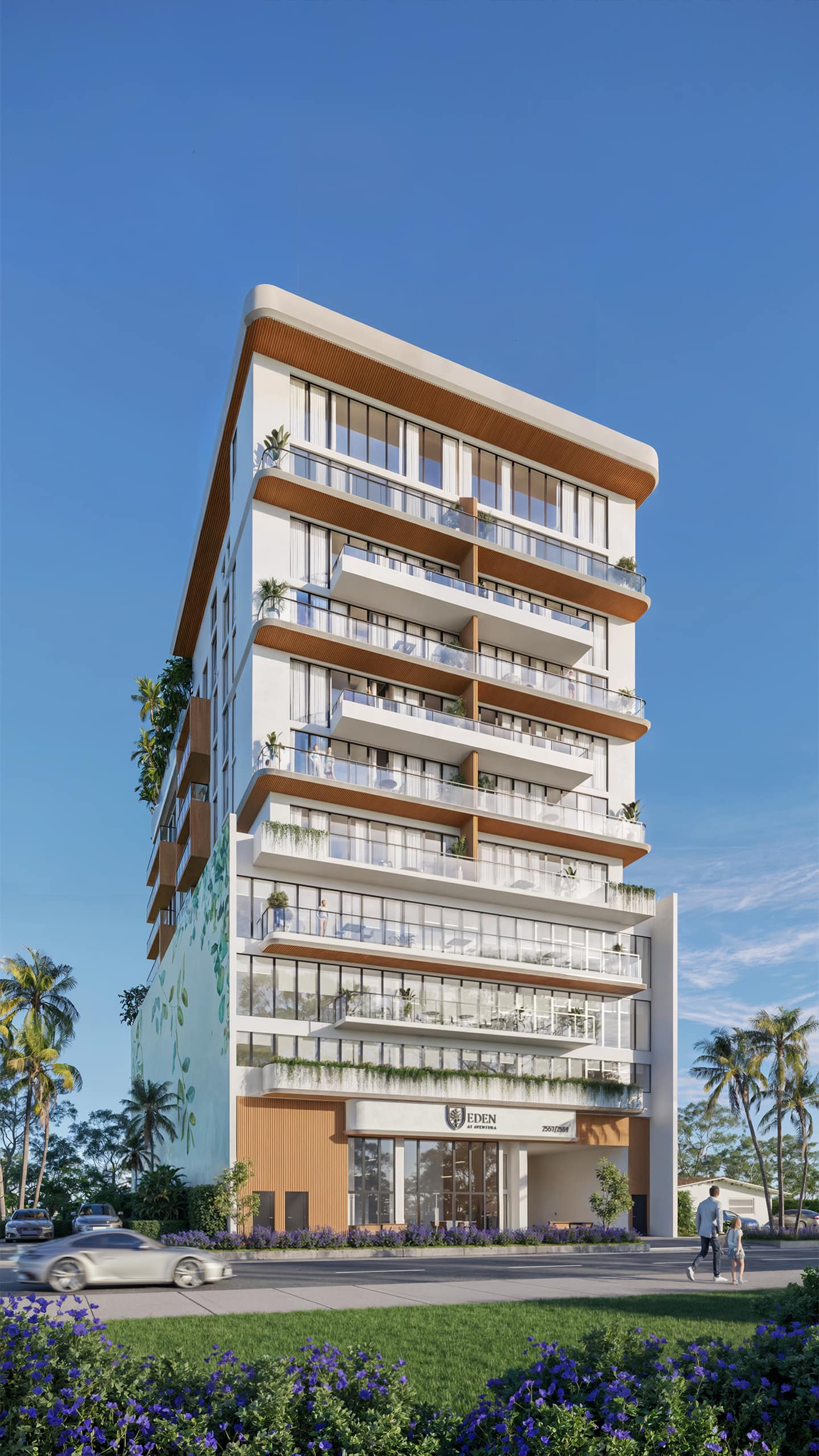 Eden Residences main architectural perspective